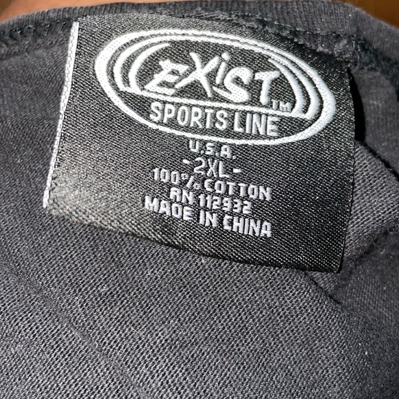 Black/White MudCloth Print Top- Size 2XL - Picture 4 of 8